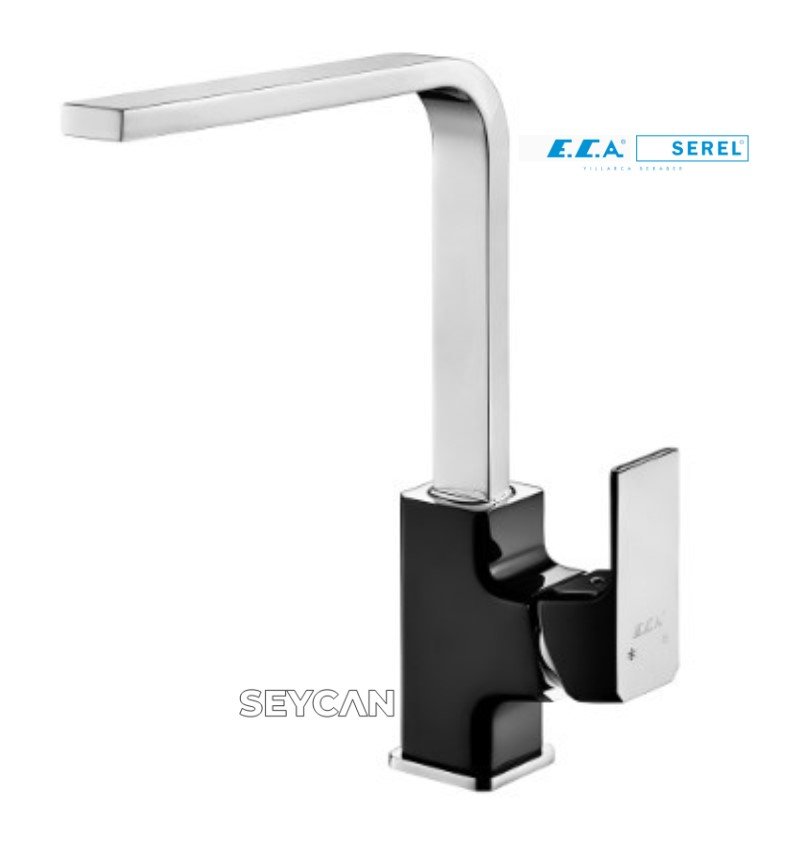 Eca Tiera Evye Bataryası Krom-Siyah 